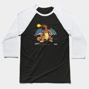 mecha dragon flame Baseball T-Shirt